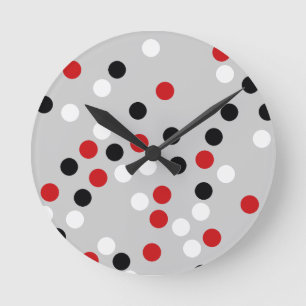 Horloge Ronde Les Black Dots