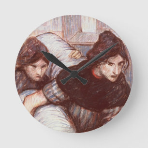 Horloge Ronde Les blanchisseuses, 1898 (en pastel sur la toile)