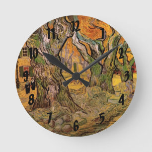 Horloge Ronde Les Cantonnier par Vincent van Gogh