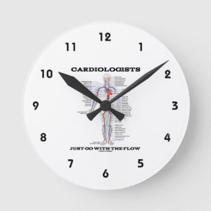Horloge Ronde Les cardiologues vont juste de pair avec