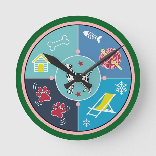Horloge Ronde les choses du chien (Recto)