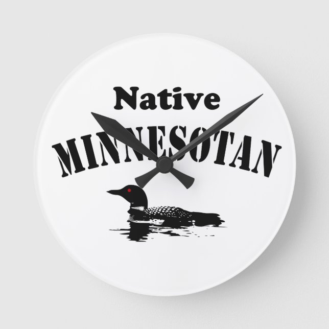 Horloge Ronde Les clocks du Minnesota (Recto)