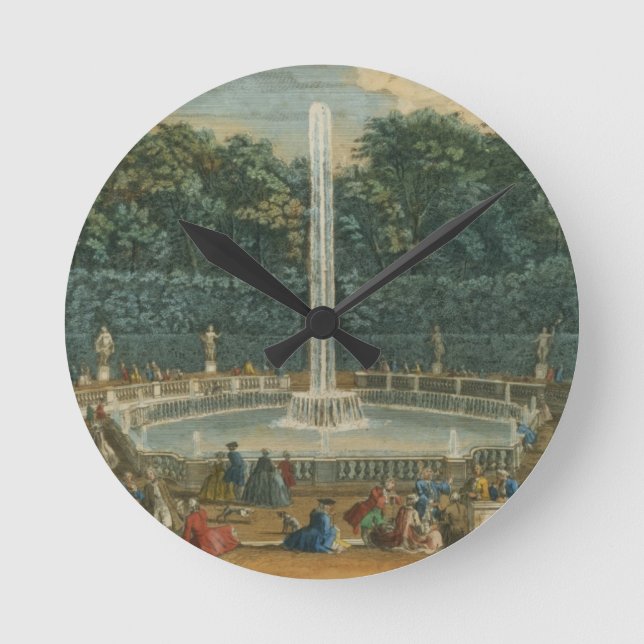 Horloge Ronde Les Domes dans le Jardin de Versailles, pub. par L (Recto)