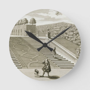 Horloge Ronde Les étapes à la terrasse de jardin, palais de