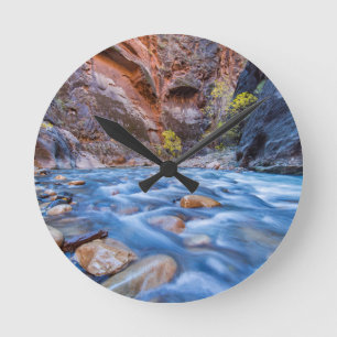 Horloge Ronde Les Étroits De La Vierge À L'Automne 3