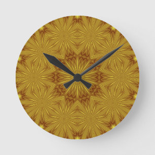 Horloge Ronde Les fleurs au paradis