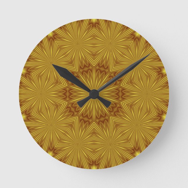 Horloge Ronde Les fleurs au paradis (Recto)