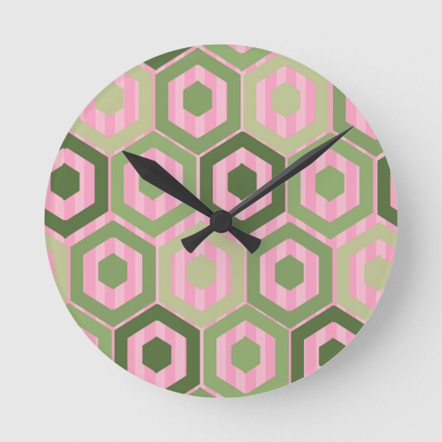 Horloge Ronde Les fleurs du printemps (Recto)