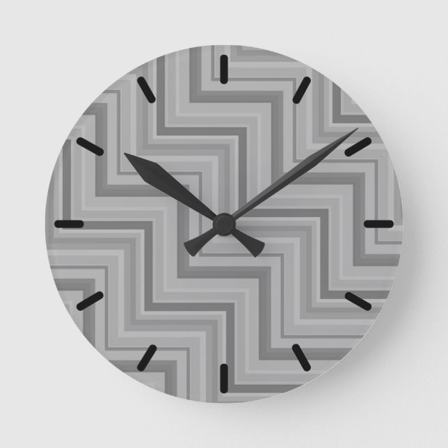 Horloge Ronde Les Grands Stripes (Recto)