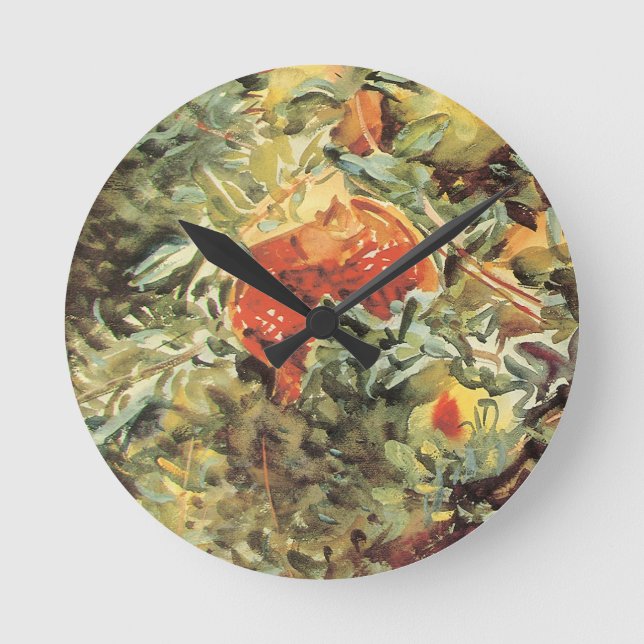 Horloge Ronde Les Grenades II de John Singer Sargent (Recto)