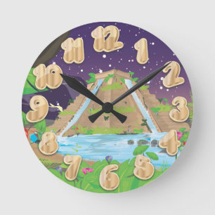 Horloge Ronde Les jardins suspendus de Babylone