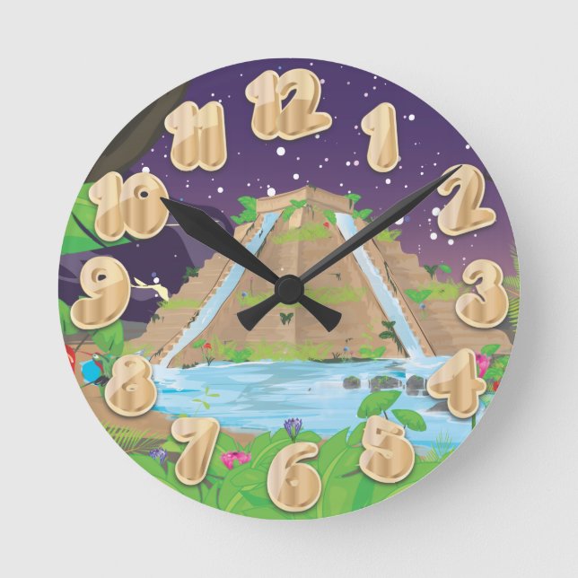 Horloge Ronde Les jardins suspendus de Babylone (Recto)