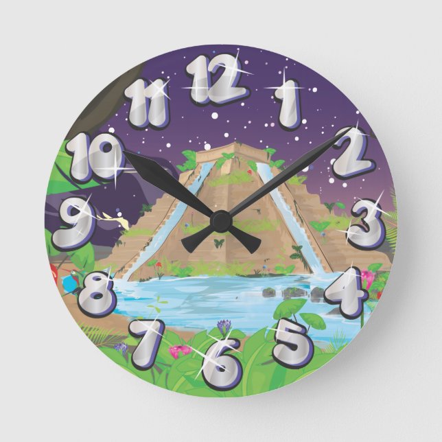 Horloge Ronde Les jardins suspendus de Babylone (Recto)