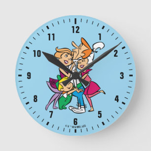Horloge Ronde Les Jetsons   La famille