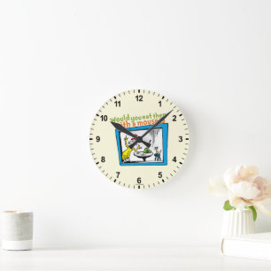 Horloge Ronde Les mangeriez-vous avec une souris?