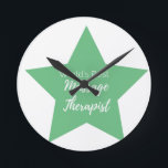 Horloge Ronde Les meilleurs Therapistes de Massage du monde<br><div class="desc">Pick something fun to share with your massage therapist !</div>