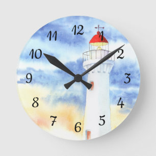 Horloge Ronde Les montagnes du phare nautique