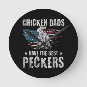 Horloge Ronde Les Poussières Ont Les Meilleurs Peckers Jamais Dr