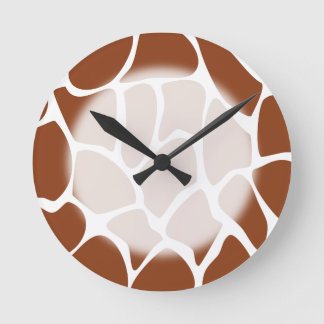 Horloge Ronde Les Prints de Brown Girafe.