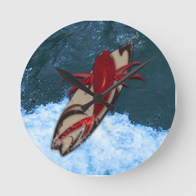 Horloge Ronde Les vagues sont là (Recto)