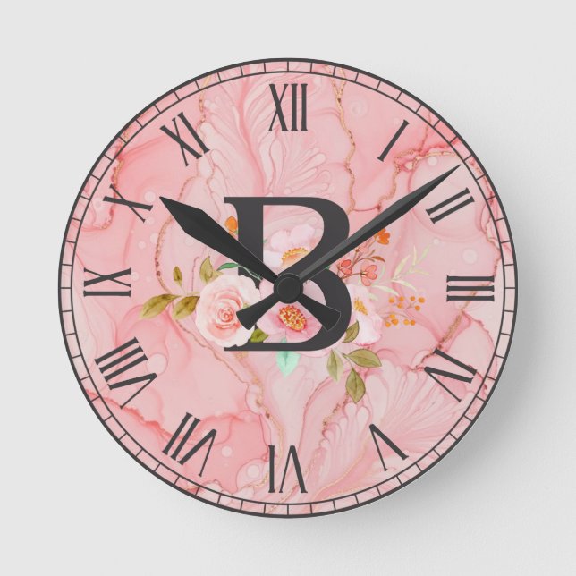 Horloge Ronde Lettre B (Recto)