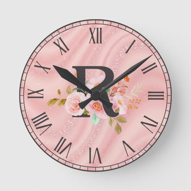Horloge Ronde Lettre R (Recto)
