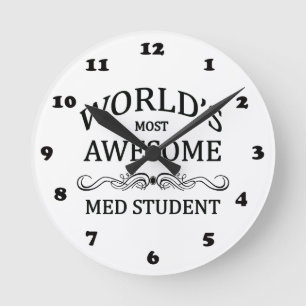 Horloge Ronde L'étudiant du Med le plus impressionnant du monde
