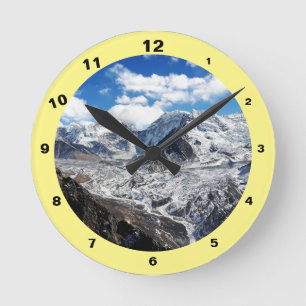 Horloge Ronde L'Everest Trail vue - L'Himalaya, Népal
