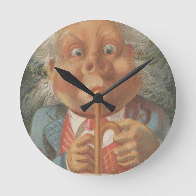 Horloge Ronde Lewis et Cie. affinent des éphémères d'épiceries (Recto)