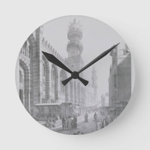 Horloge Ronde L'extérieur de la mosquée de Qalaoun, plaquent 2