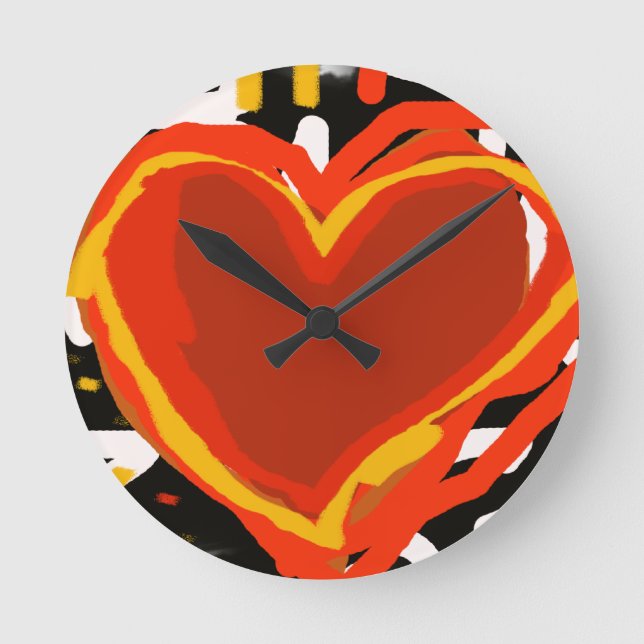 Horloge Ronde L'heure de l'amour (Recto)
