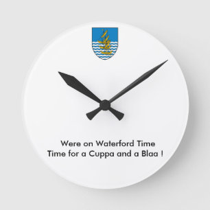 Horloge Ronde l'heure de Waterford, le moment pour une tasse et