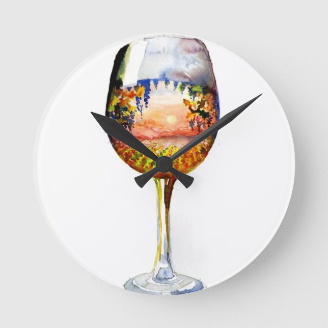 Horloge Ronde L'histoire du vin (Recto)