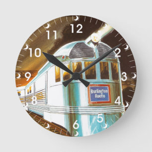 Horloge Ronde L'horloge murale 1934 pionnière de zéphyr