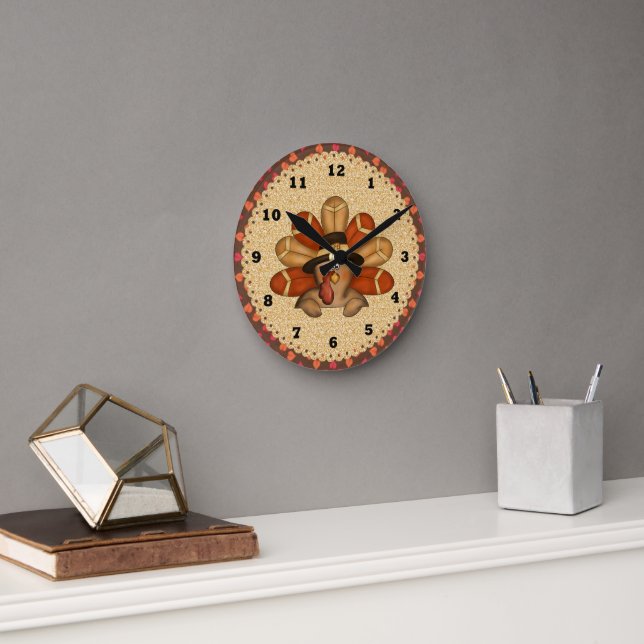 Horloge Ronde L'horloge turque de Thankesgiving (Bureau)