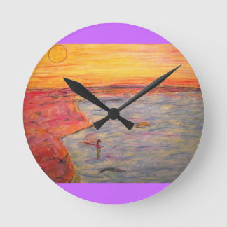 Horloge Ronde lier un sur