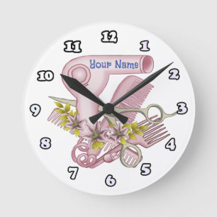 Horloge Ronde Lily Beautician