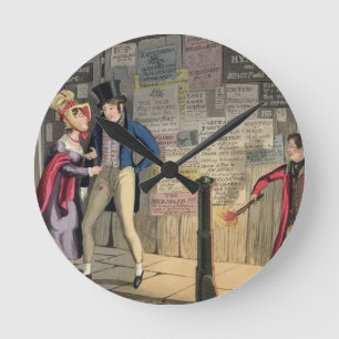 Horloge Ronde L'intempérance, plaquent 5 'du Qualific nécessaire