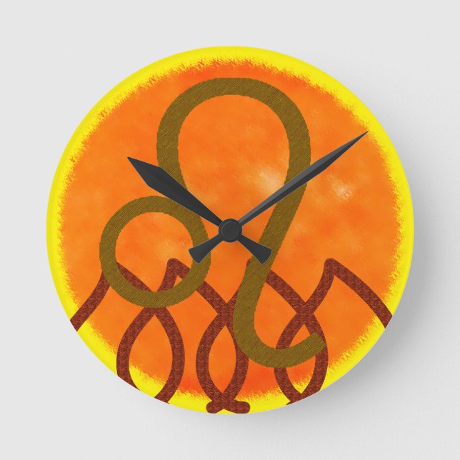 Horloge Ronde Lion (Recto)