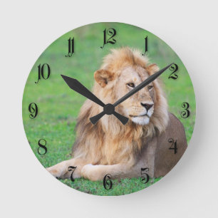 Horloge Ronde Lion