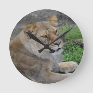 Horloge Ronde Lion
