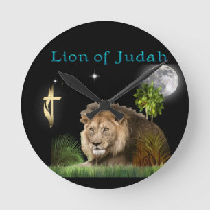 Horloge Ronde Lion de Juda