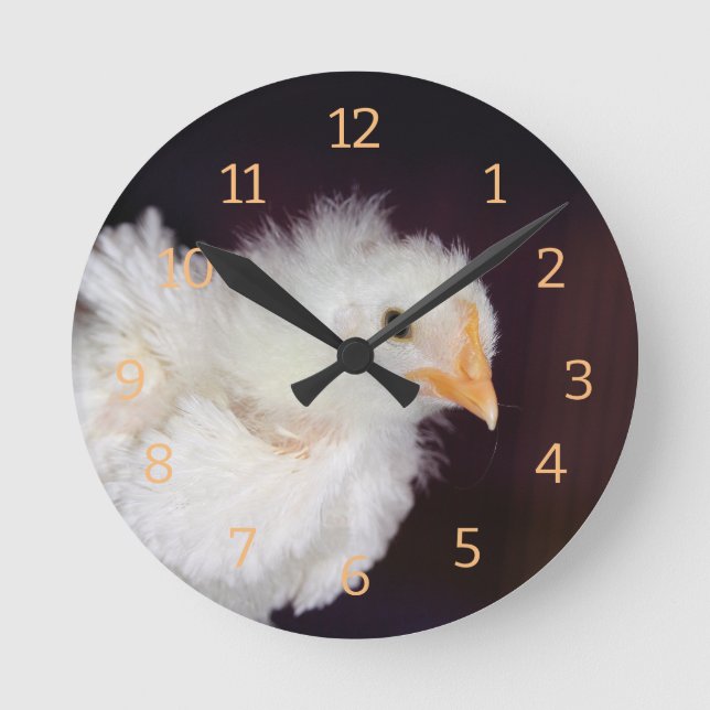 Horloge Ronde Liquide (Recto)