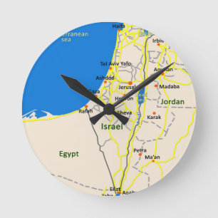 Horloge Ronde L'Israël map.JPG