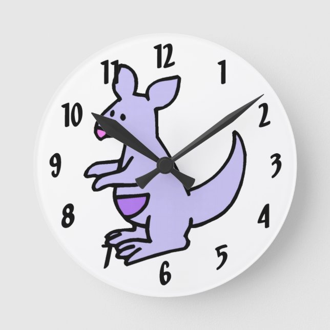 Horloge Ronde Little Kangaroo (Recto)
