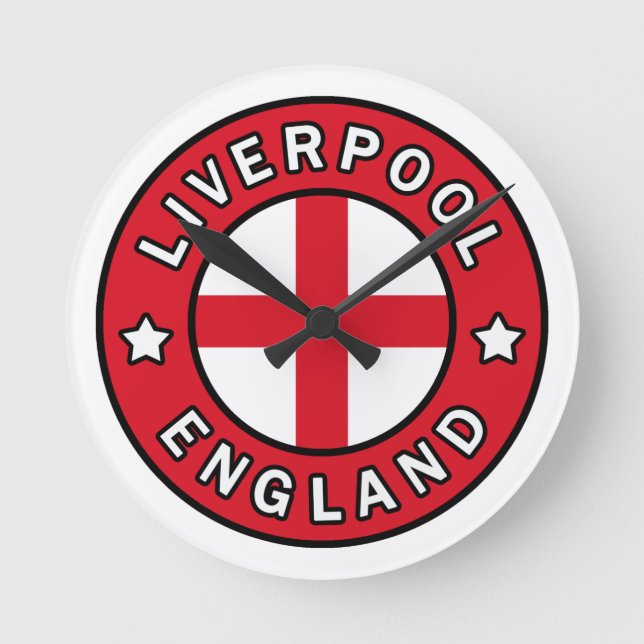 Horloge Ronde Liverpool Angleterre (Recto)