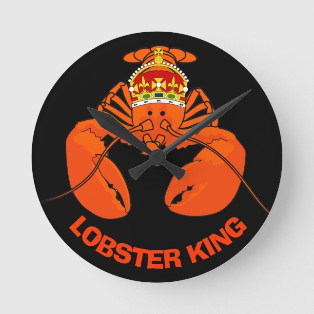 Horloge Ronde Lobster King (Recto)