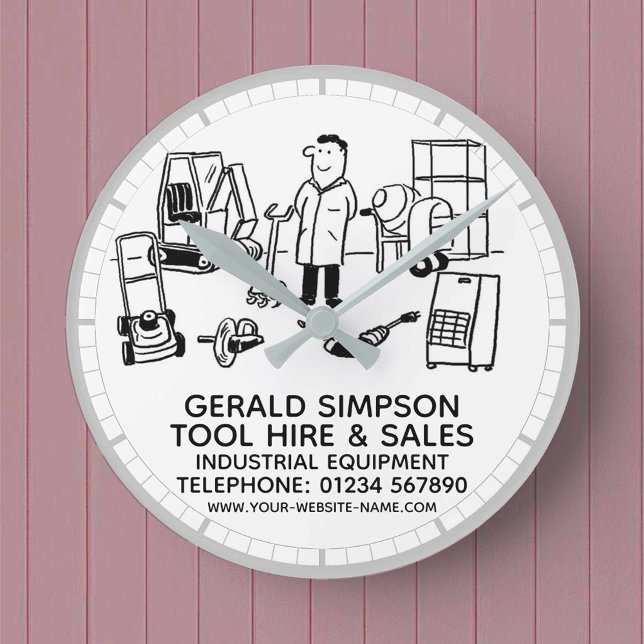 Horloge Ronde Location et vente d'outils Équipement industriel (Créateur téléchargé)