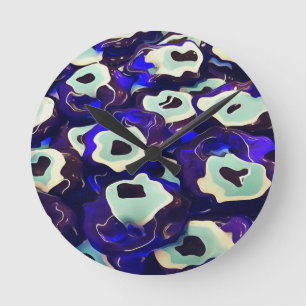 Horloge Ronde L'Oeil Boncuk Turc Formé Amulet Bizarre Art