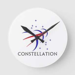 Horloge Ronde Logo Constellation